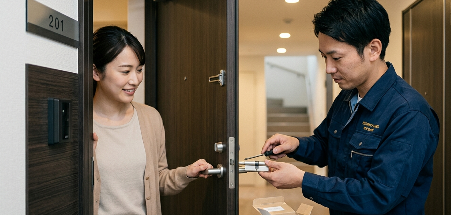 入居者の安心と資産価値を守るための”鍵交換”という選択